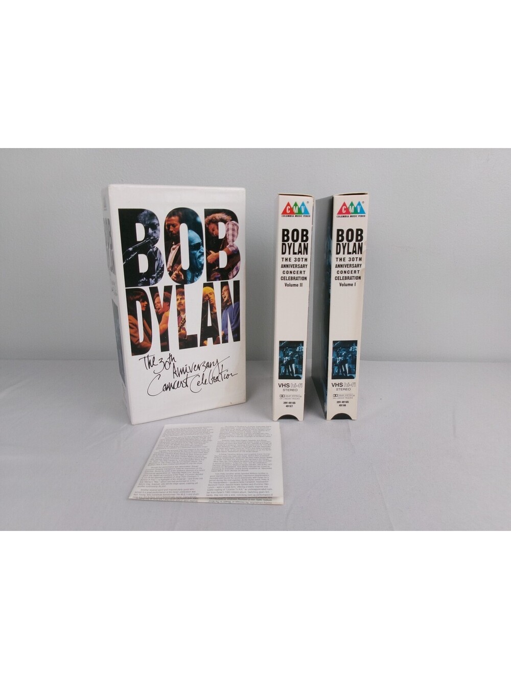 Bob Dylan 30th Anniversary Concert Celebration VHS 2 Tape Set 1993 Complete